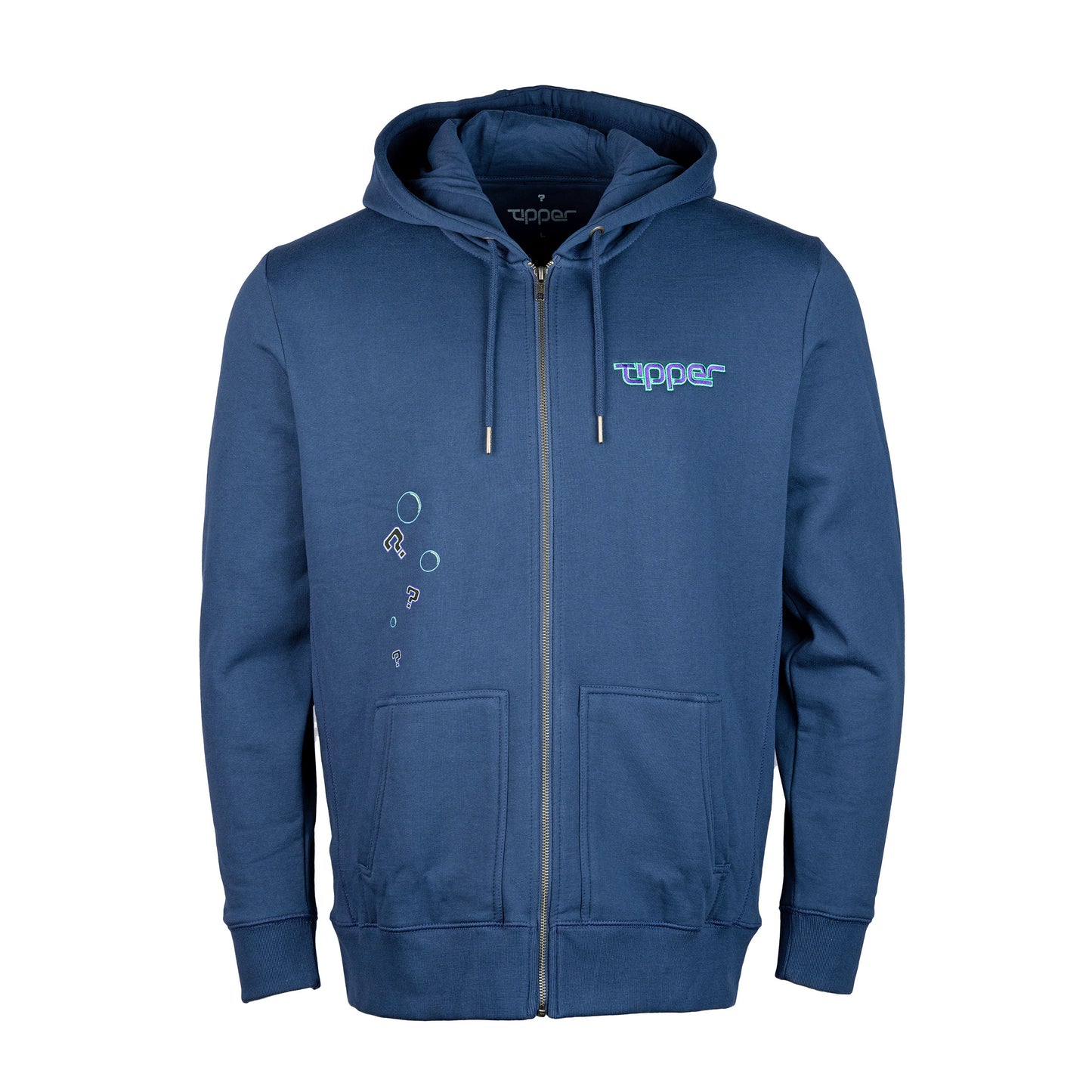 Base Zip Hoodie Blue