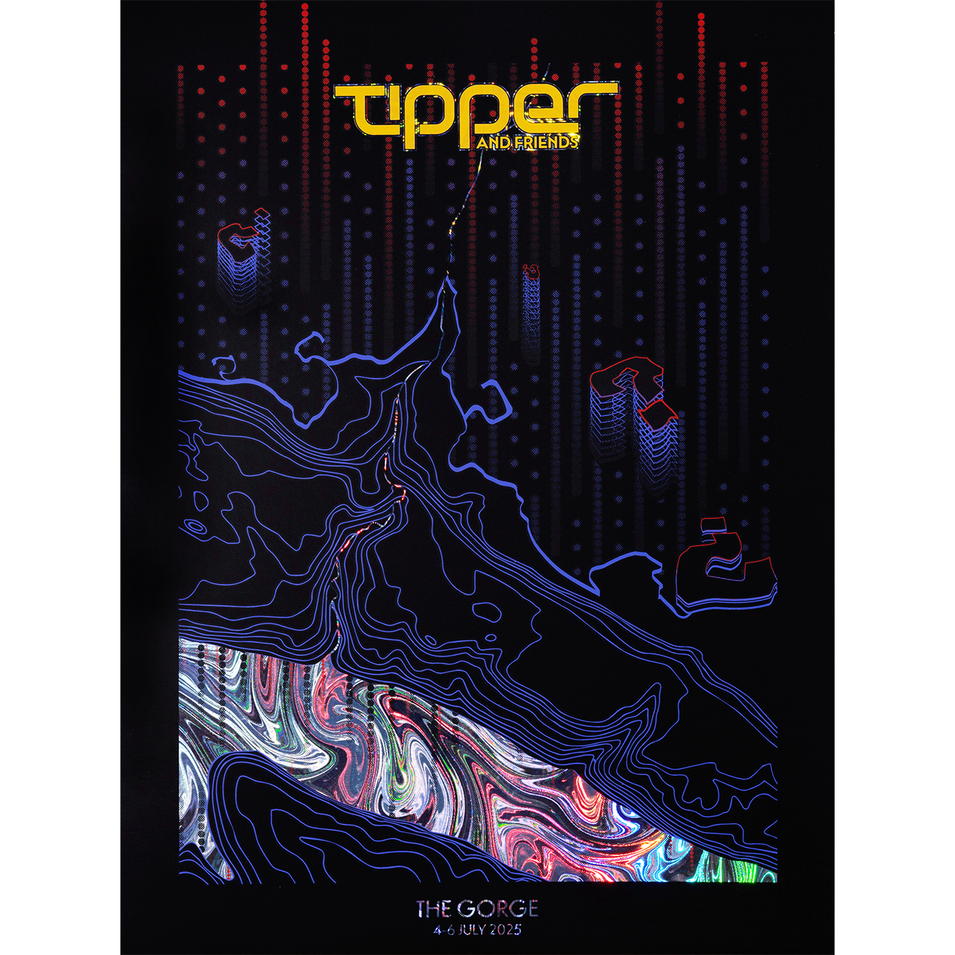 定価以下descendant Fit out SILKSCREEN POSTER grateful-dead-11-6-1970-main-
