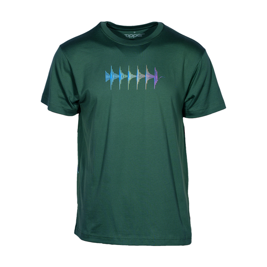 Soundwave Tee Green