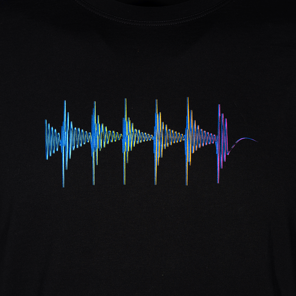 Sound Wave Long Sleeve Black